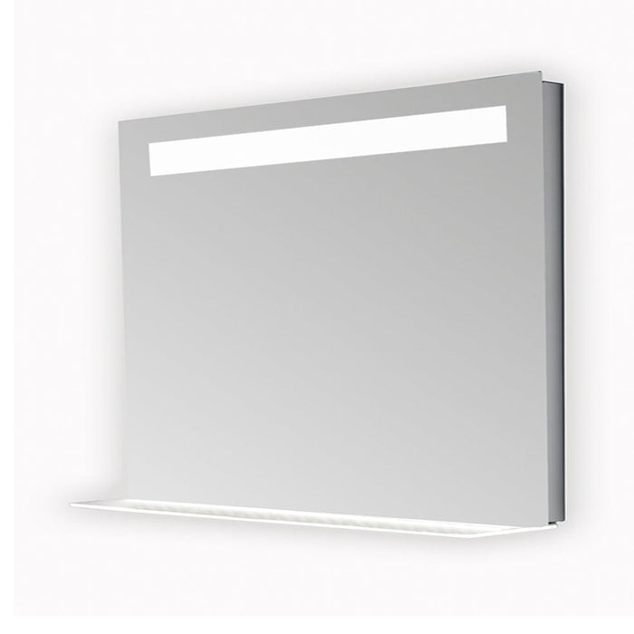 elevenpast Bathroom Mirror 81cm x 100cm Lena LED Bathroom Mirror | 3 Sizes 06782CI1508