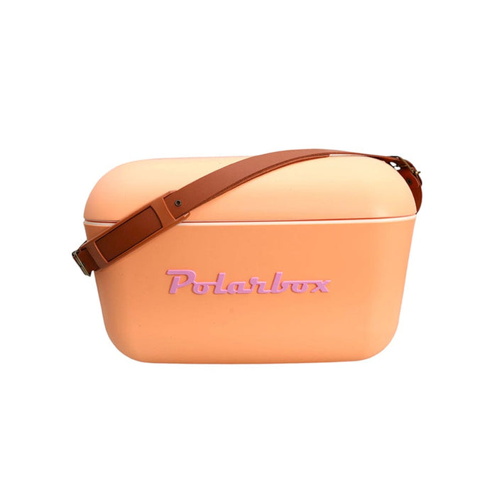 elevenpast Beverage Cooler 12L Polarbox Retro Cooler Box 12L | 20L Orange Sorbet and Pink 10032