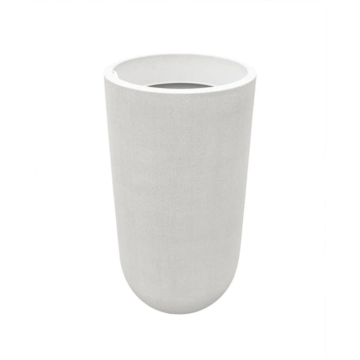 elevenpast Pots & Planters Fringe Tall Japi Planter White