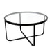 elevenpast Coffee Table Kate Metal and Glass Coffee Table 1200049 6009552930791