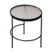 elevenpast Tables Elias Glass and Metal Nesting Table Black 1200340 6009552943104