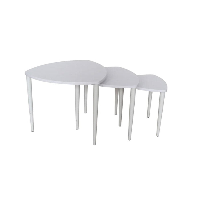 elevenpast Tables Arabella Wooden Nesting Tables White 1200342 6009552943128