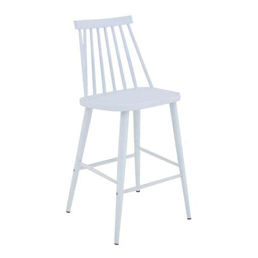 elevenpast White with White Legs Cafe Kitchen Stool 1325201