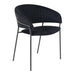 elevenpast Black JESSIE VELVET CHAIR 1391589