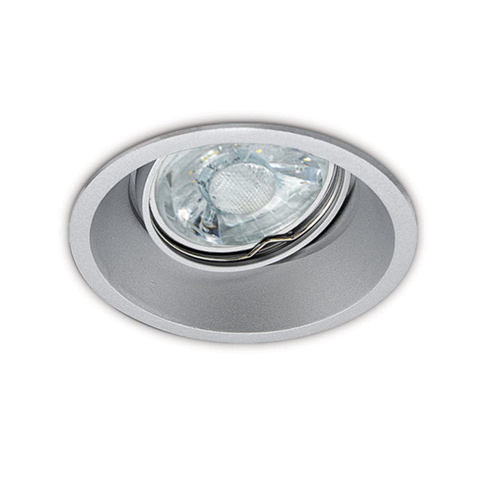 Spazio DOWNLIGHTS Silver Anti-Glare Aluminium Downlight White | Black | Gold | Silver 2223/20