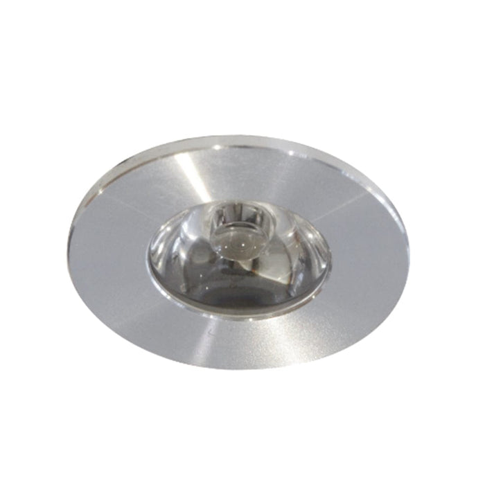 Spazio DOWNLIGHTS Matt Chrome Starled Round LED Aluminium Downlight White | Matt Chrome 2287.3.30.18