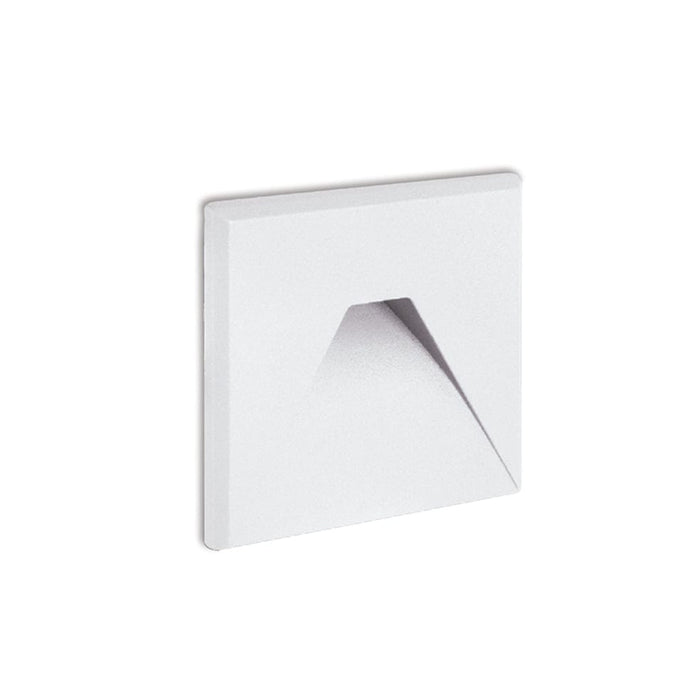 Spazio Wall Light White Orion Aluminium LED Square Footlight Black | White 2385.0431