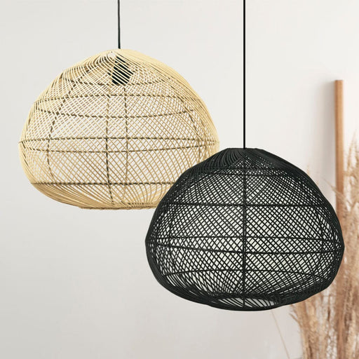 elevenpast Pendant Shallot Pendant Light  | Natural or Black