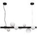 elevenpast Fantasy Chandelier 8 Light Black | Gold