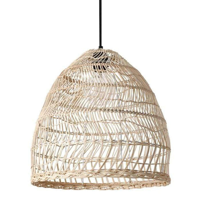 elevenpast Salma Rattan Pendant Light Natural | Black