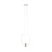 elevenpast Pendant Aurora Square LED Pendant Light | Black or White