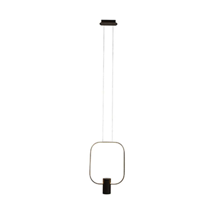 elevenpast Pendant Aurora Square LED Pendant Light | Black or White