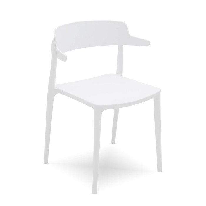 elevenpast White Telula Stackable Chair - Indoor / Outdoor