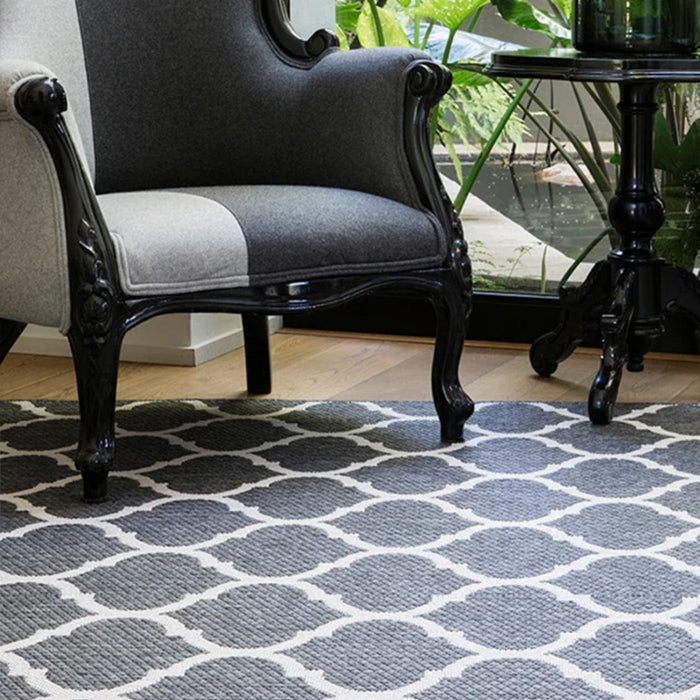 elevenpast Rugs Lattice Grey Rug