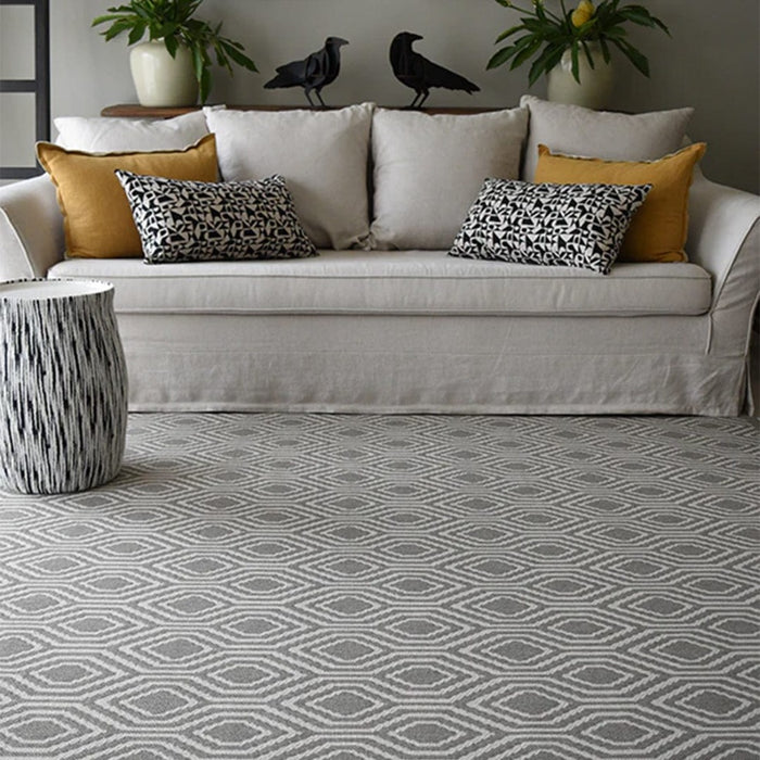 elevenpast Rugs Kigali Pewter Reversible Rug