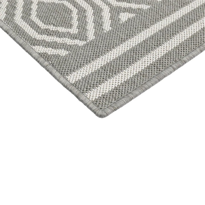 elevenpast Rugs Kigali Pewter Reversible Rug