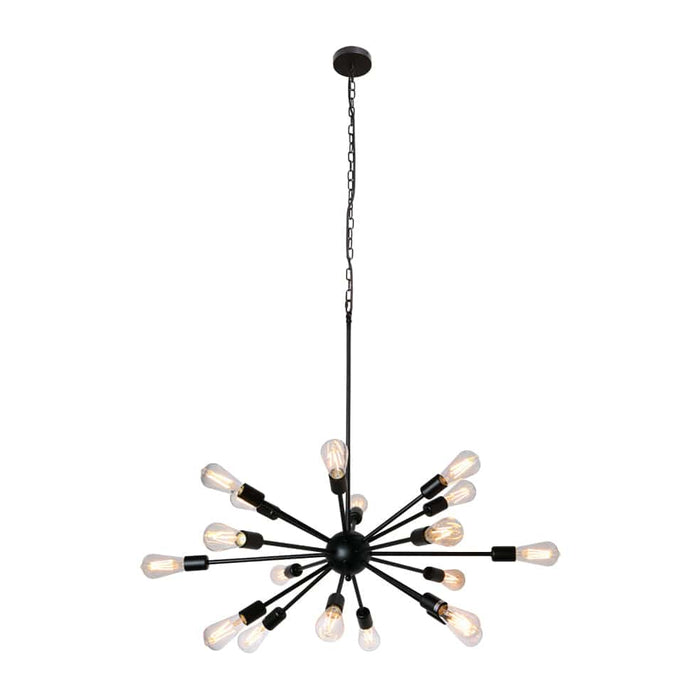 elevenpast Supernova Metal Pendant Light Medium Gold | Black