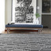 elevenpast Circuit Reversible Black and White Rug