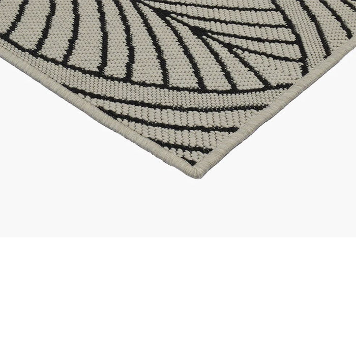 elevenpast Erte White and Black Rug