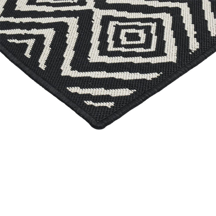 elevenpast Kelim Reversible Black and White Rug