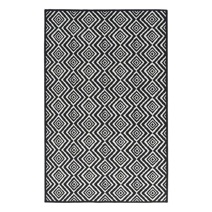 elevenpast Kelim Reversible Black and White Rug