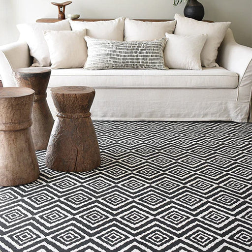 elevenpast Kelim Reversible Black and White Rug