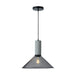 elevenpast Pendant Jenkins Metal Pendant Light Black | Cement