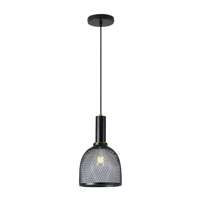 elevenpast Pendant Amaan Metal Pendant Light Black | Cement