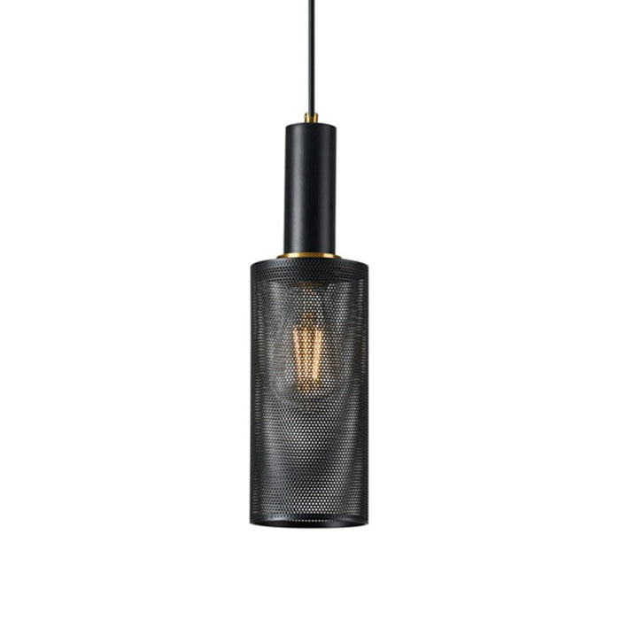 elevenpast Pendant Tamsyn Metal Pendant Light Black | Cement