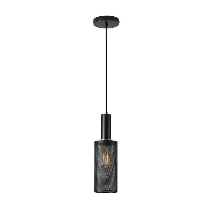 elevenpast Pendant Tamsyn Metal Pendant Light Black | Cement