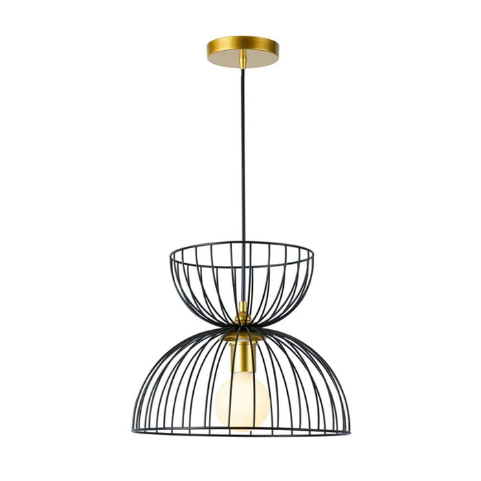 elevenpast Pendant Boltman Metal Pendant Light Gold | Black