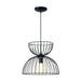 elevenpast Pendant Boltman Metal Pendant Light Gold | Black