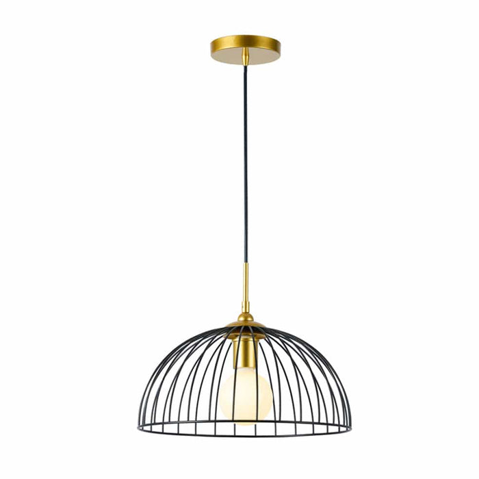 elevenpast Escobar Metal Pendant Light Gold | Black