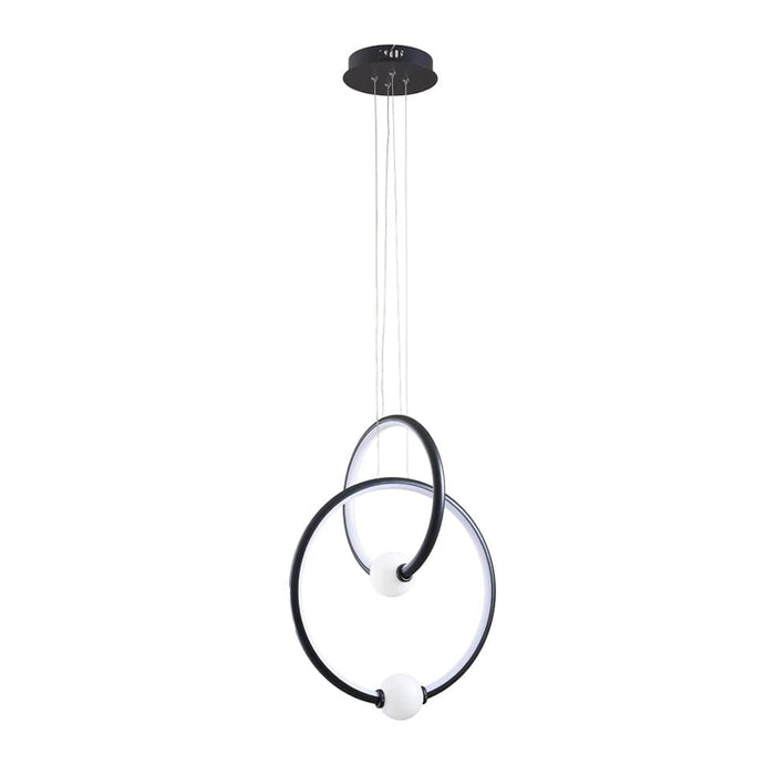 elevenpast Pendant Maina 2 Ring LED Aluminium Pendant Light Gold | Black