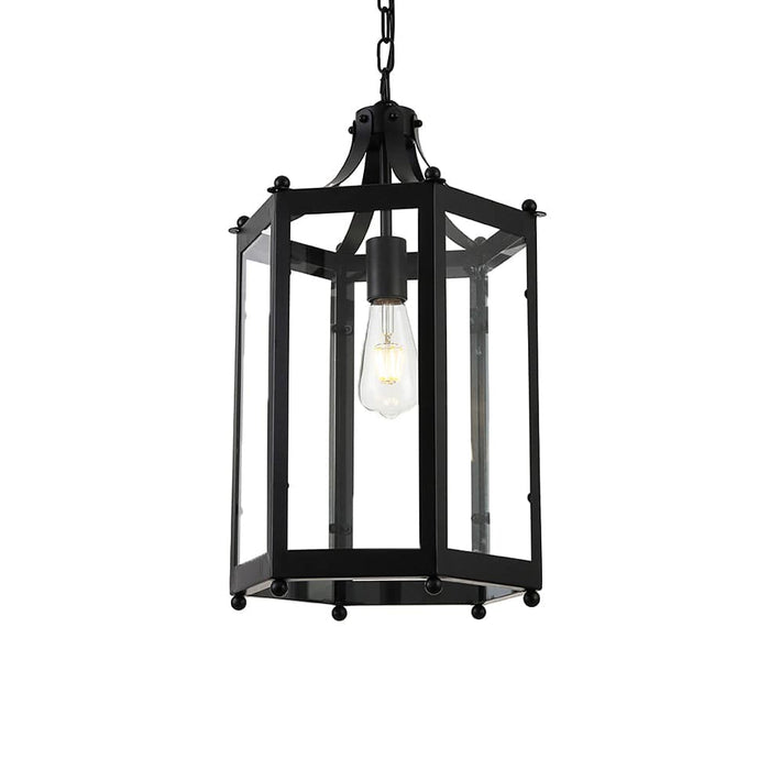 elevenpast Pendant Sherry Metal and Glass Pendant Light Black | Bronze | White