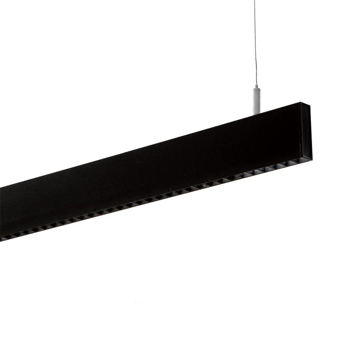 Spazio Lighting Black / 3000k Kler LED Aluminium and Polycarbonate Suspension Light Black | White 3978.30.30