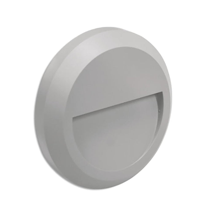 Spazio Wall Light Grey / 3000k Ozo LED Round Eyelid Wall Light White | Grey 4487.2.30.50