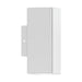 elevenpast Wall Light White Ryka Square Polycarbonate Wall Light Black | White 4531.1.31