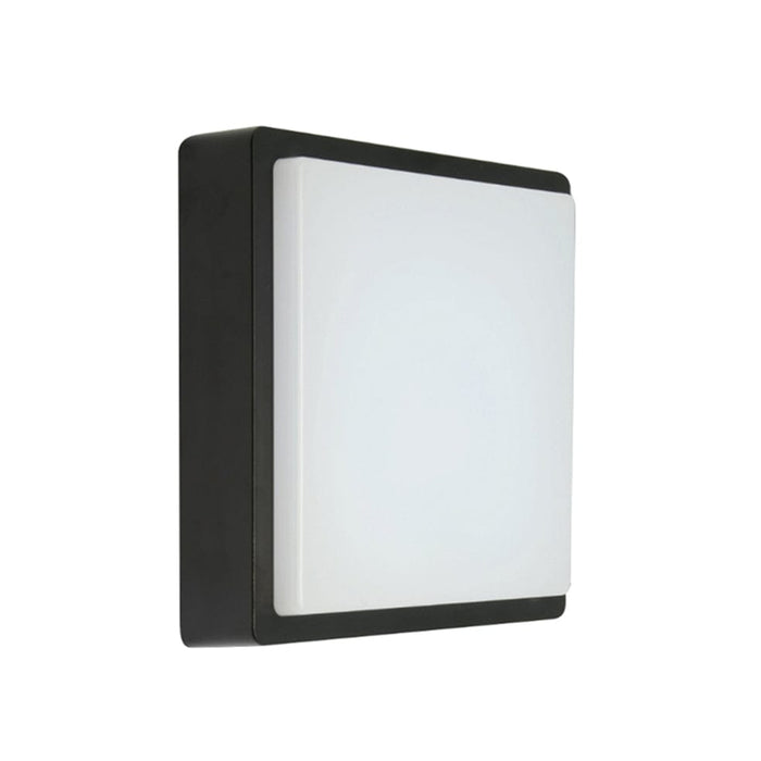 Spazio Outdoor Light Black / 3000k Kwele Polycarbonate LED Outdoor Wall Light Black | White 4532.3030