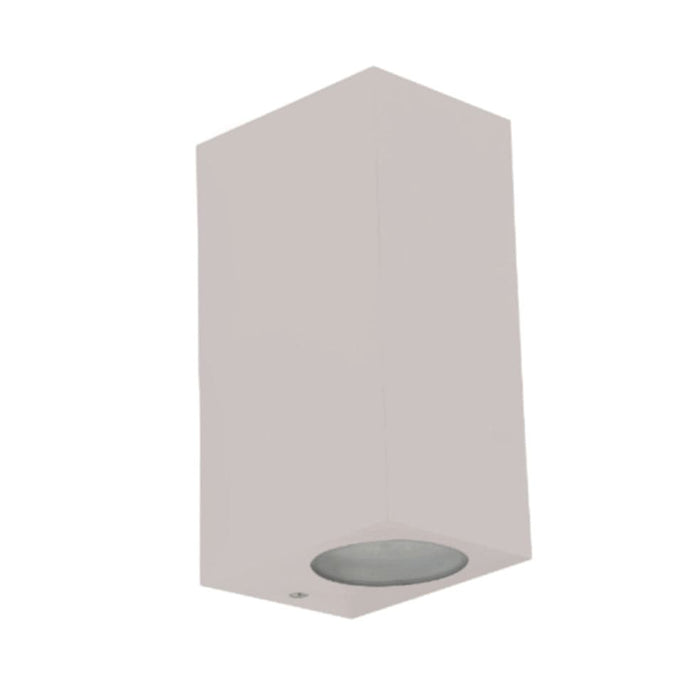 Spazio Wall Light Grey Block Polycarbonate Up and Down Wall Light Black | Grey | White 4556.2.50