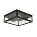 Spazio Ceiling Light Rubik Metal and Glass Ceiling Light Black 4559.30