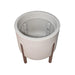 elevenpast Pots & Planters Hygge Cylinder Japi Planter White