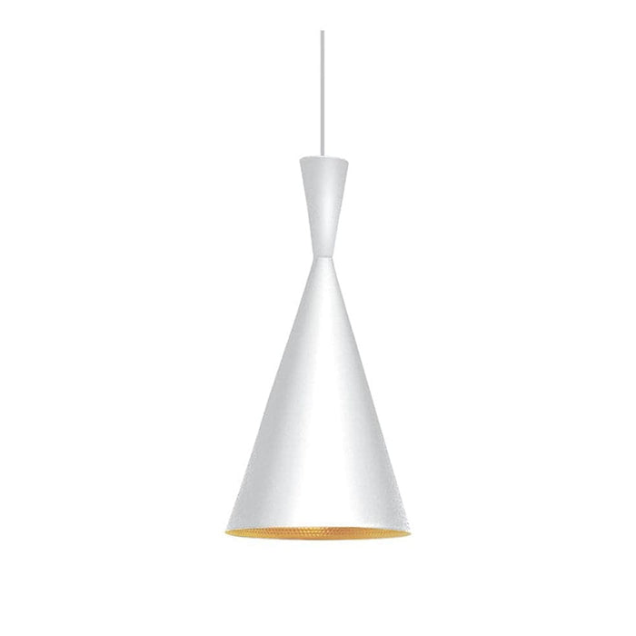 elevenpast White & Gold Miso 1 Pendant Light - Metal 8567.1.31.10.2