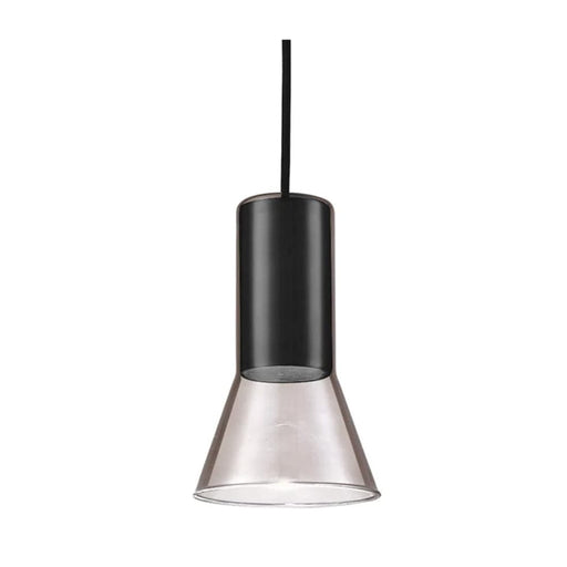 Spazio Pendant Cone Pendant Light Smoke Glass 8685.01