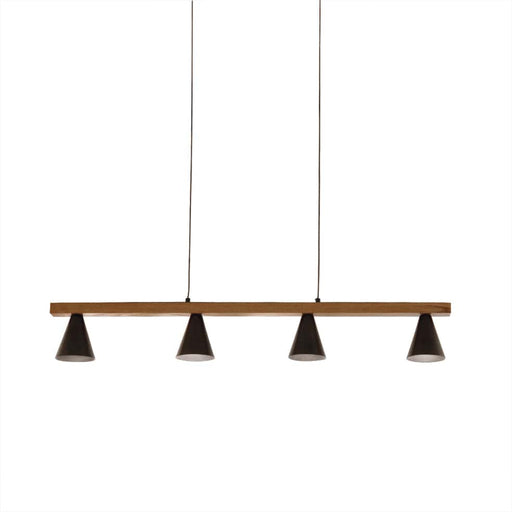 elevenpast Mirai Wood and Metal Pendant Light 8726.30