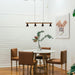 elevenpast Mirai Wood and Metal Pendant Light 8726.30