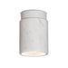 elevenpast Ceiling Light White Cove Marble Ceiling Light White | Black | Travertine 8980.01