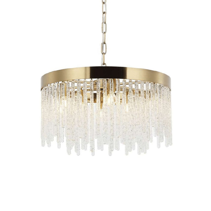 elevenpast Chandelier Bella Metal and Glass Chandelier Light Gold RG10388