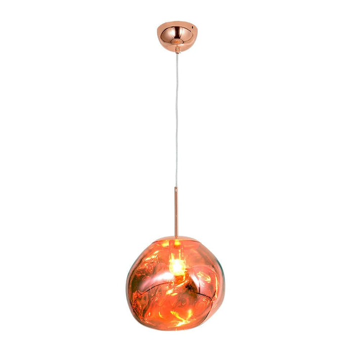 elevenpast Pendant Lights Molten Pendant Light Copper | Chrome | Gold