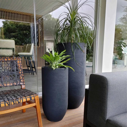 elevenpast Pots & Planters European Vertical Japi Planter Black